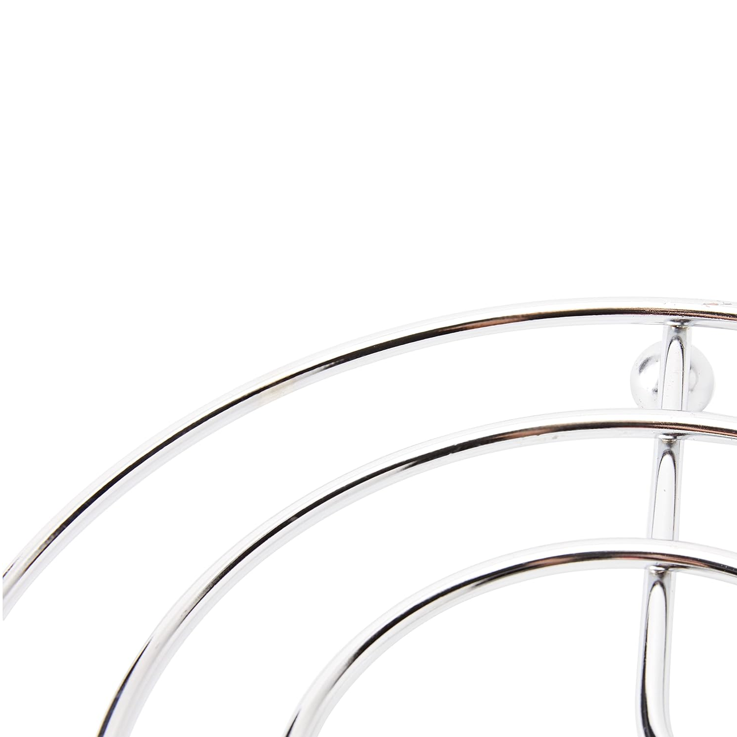 Salvamantel redondo acero Inoxidable 17.5 cm Plateado