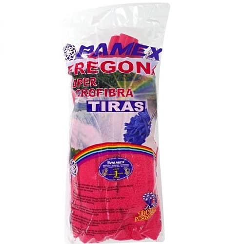 Fregona Ecologica Micro Fibra Tiras Planas  Rojo
