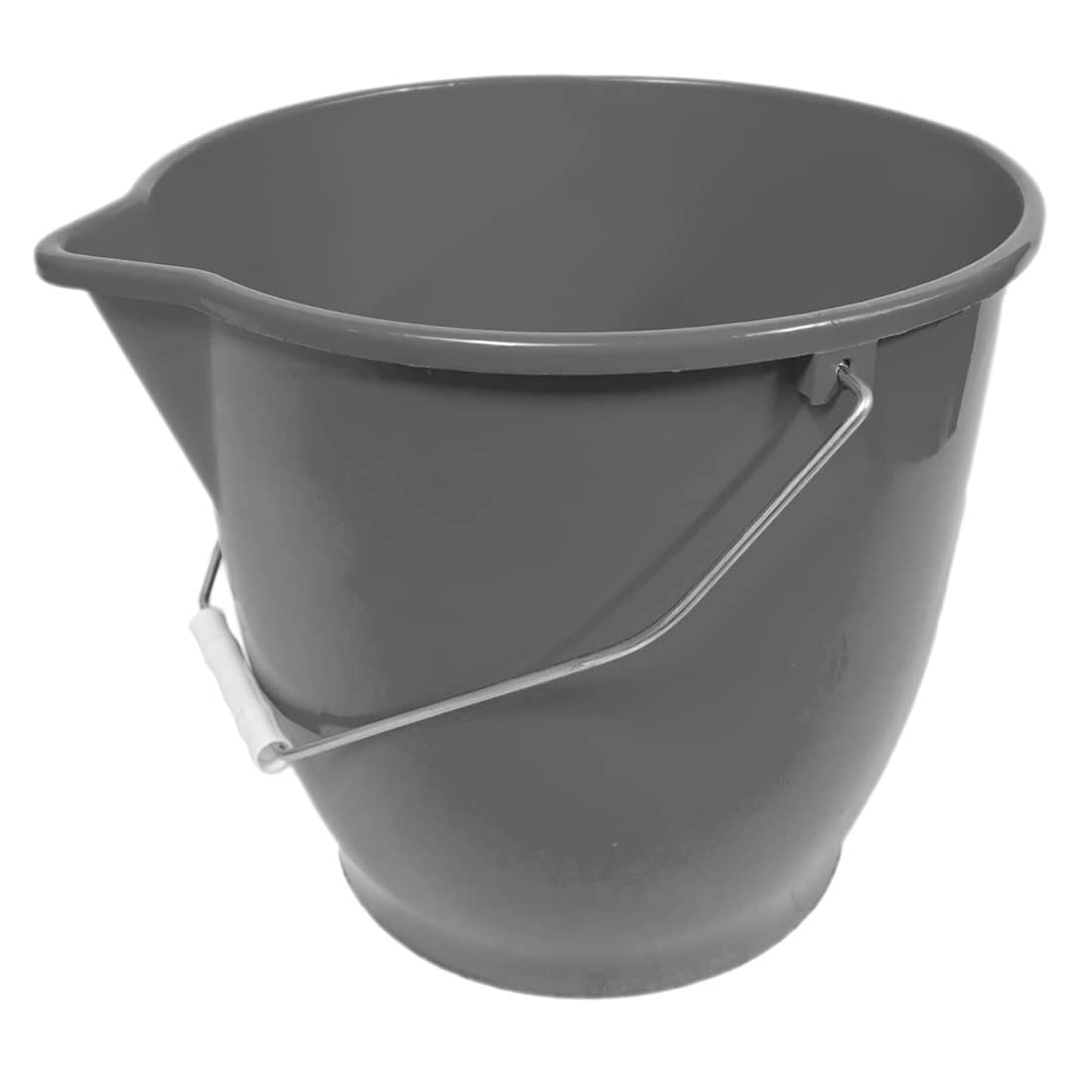 Cubo plastico 13 Litros Gris