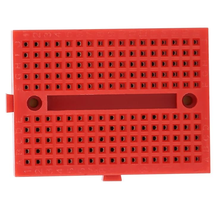 Placa de pruebas Prototipo sin Soldadura 170 pin  Rojo