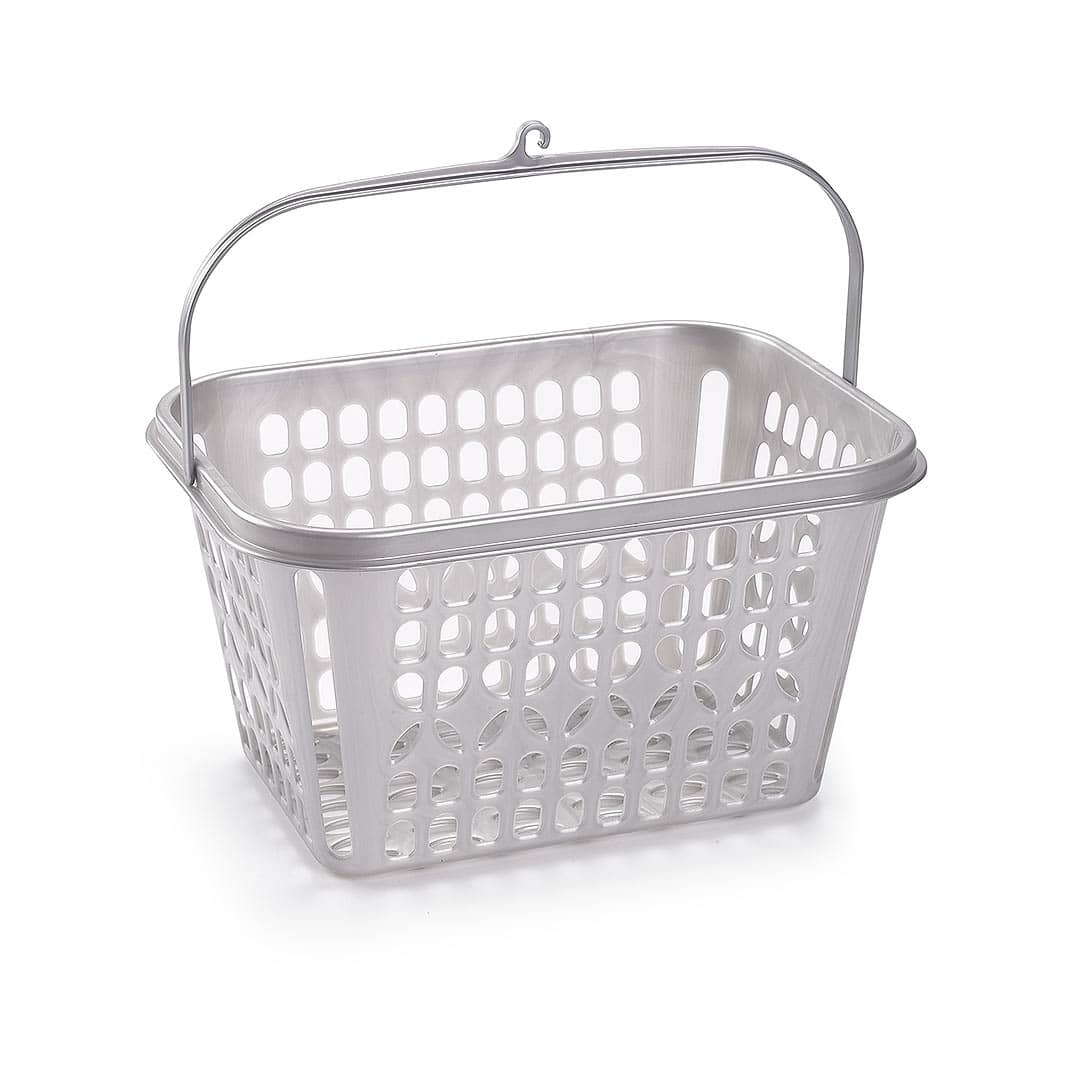 Cesta pinzas de plastico  Gris