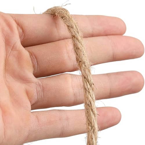 Cuerda de cañamo natural 20 m 10 mm Marron