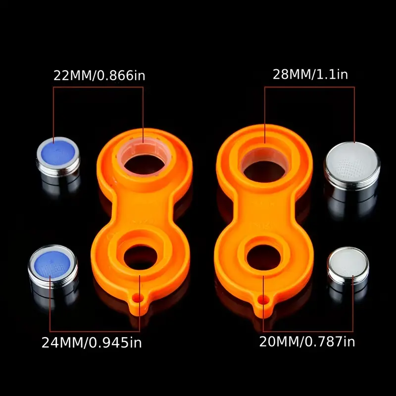 Llave de ventilación universal para grifo  Naranja