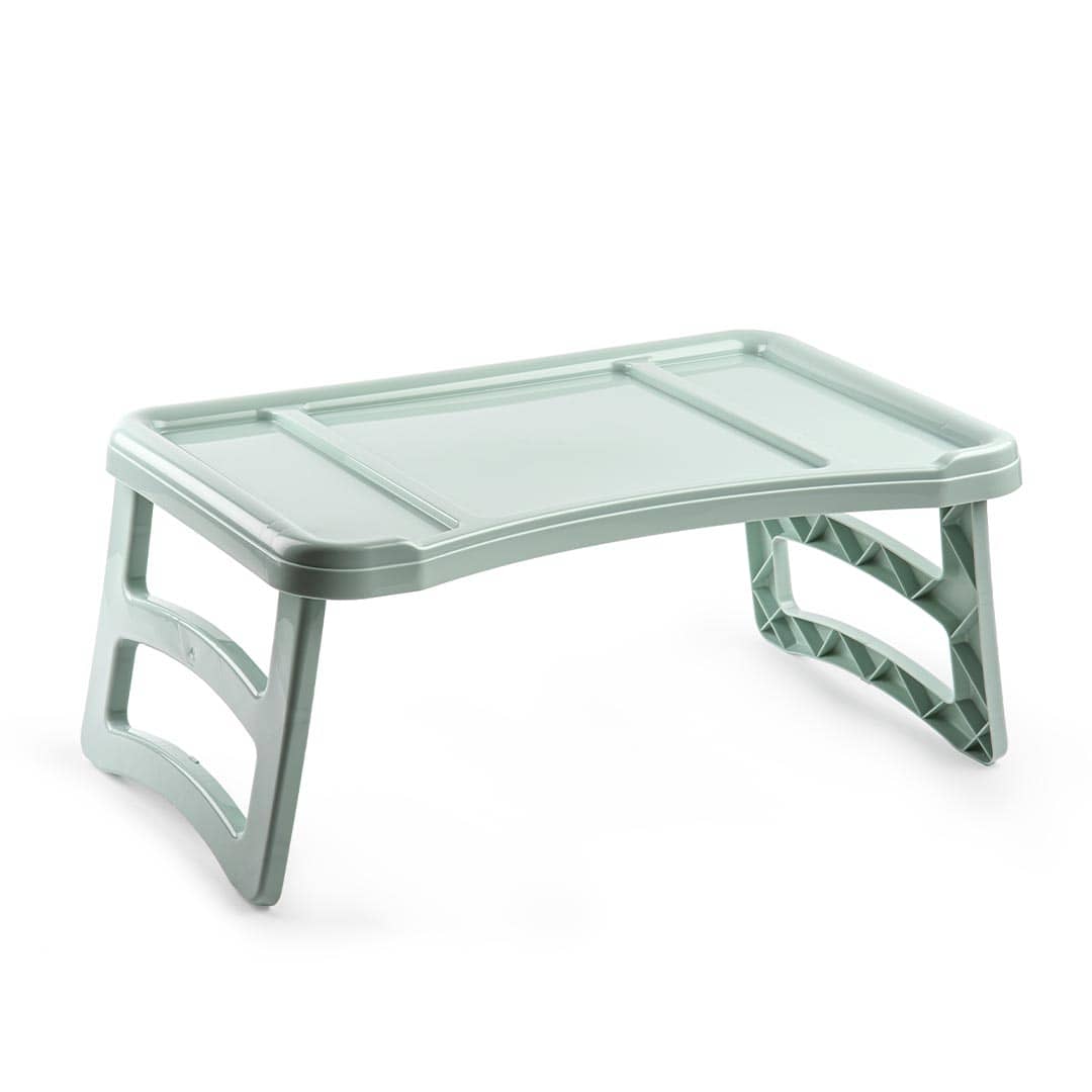 Bandeja con patas mesa plegable 51 x 33 cm  Verde claro
