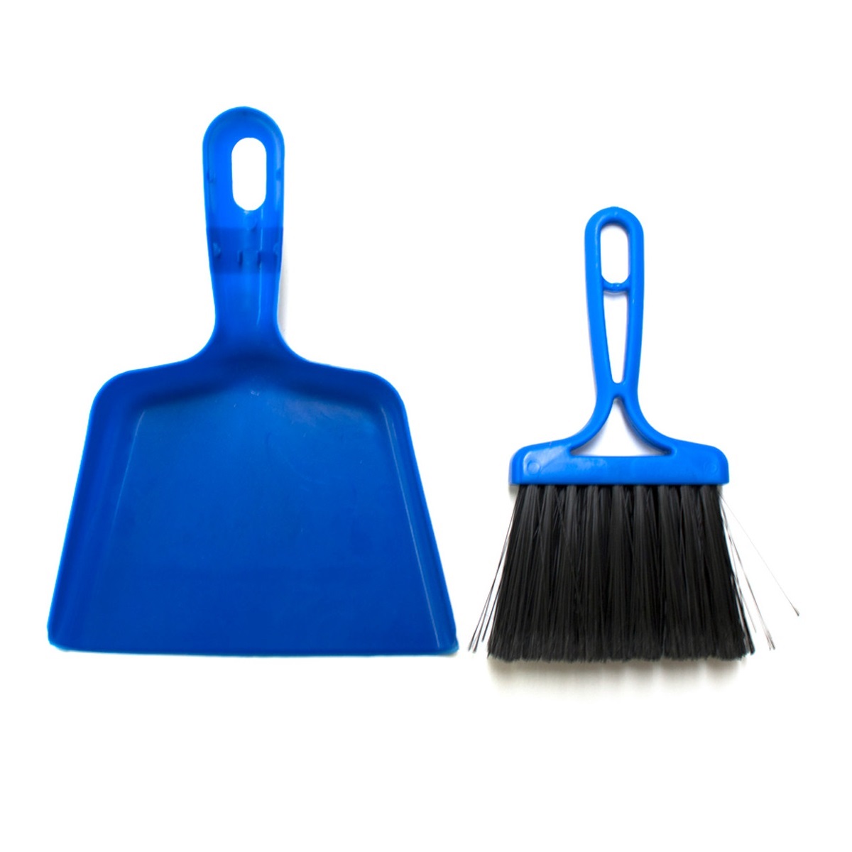Set de cepillo y recogedor de mano  Azul