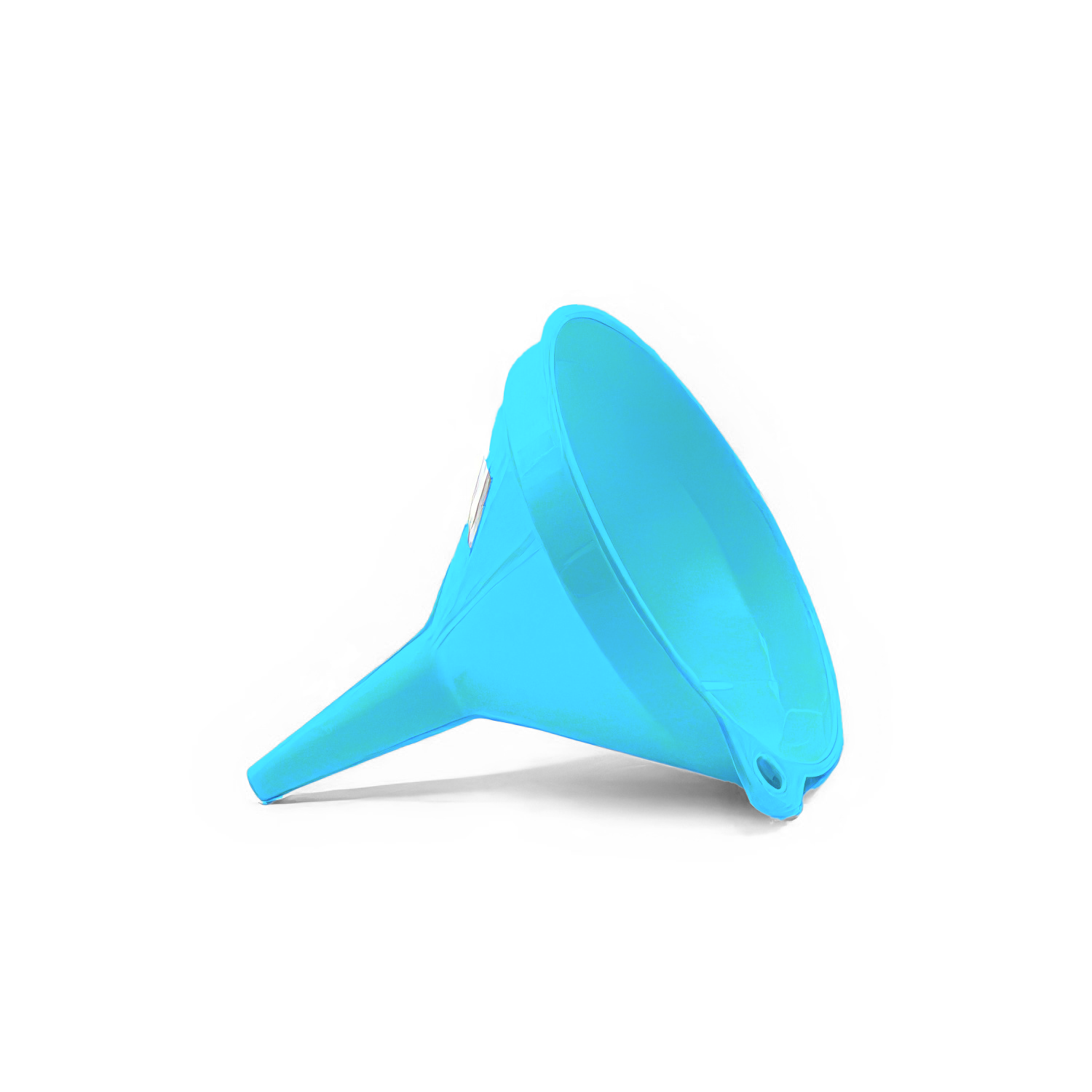 Embudo de plastico 19 cm Azul
