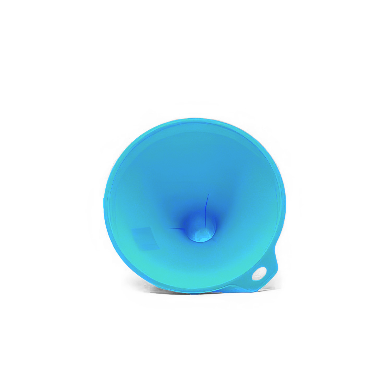 Embudo de plastico 19 cm Azul