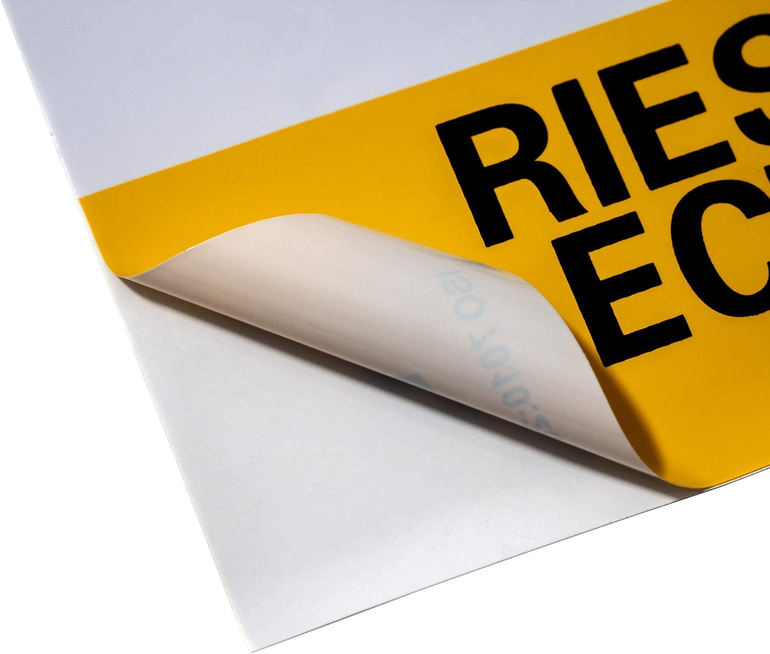 Señal Riesgo Electrico adhesivo PVC 21x30cm  Amarillo