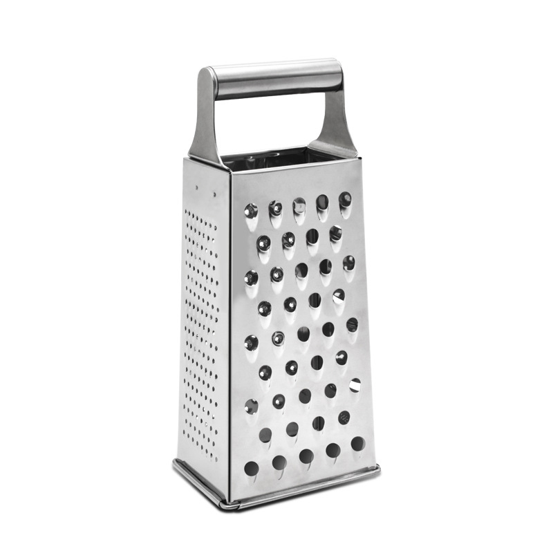 Rallador de Acero Inoxidable 4 caras cocina  Plateado