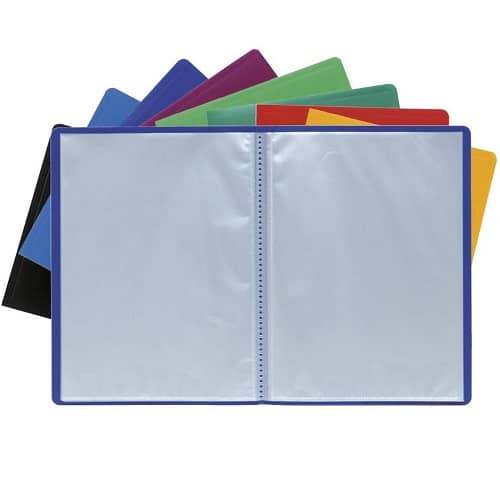 Carpetas de fundas A4 (50 fundas) PVC A4 Azul