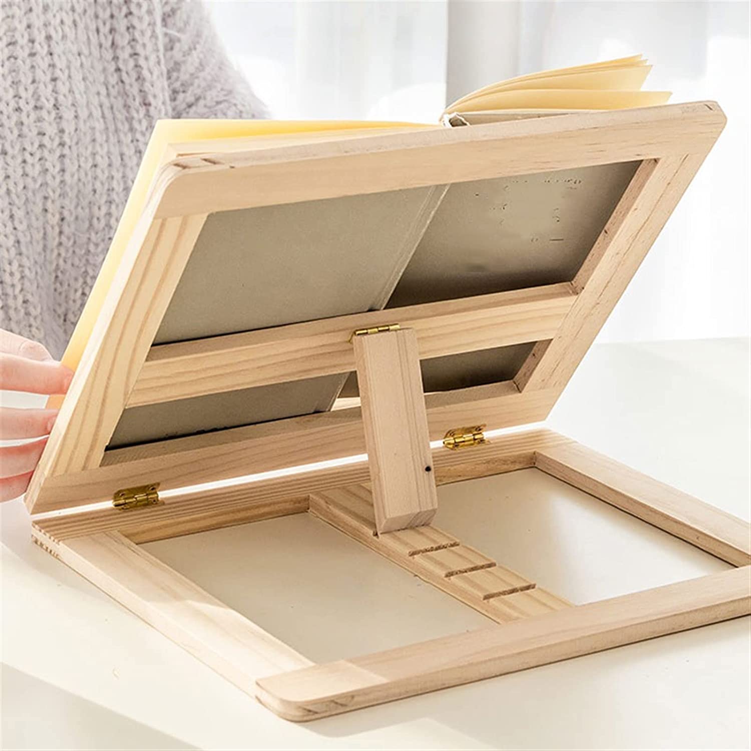 Atril madera de escritorio ajustable