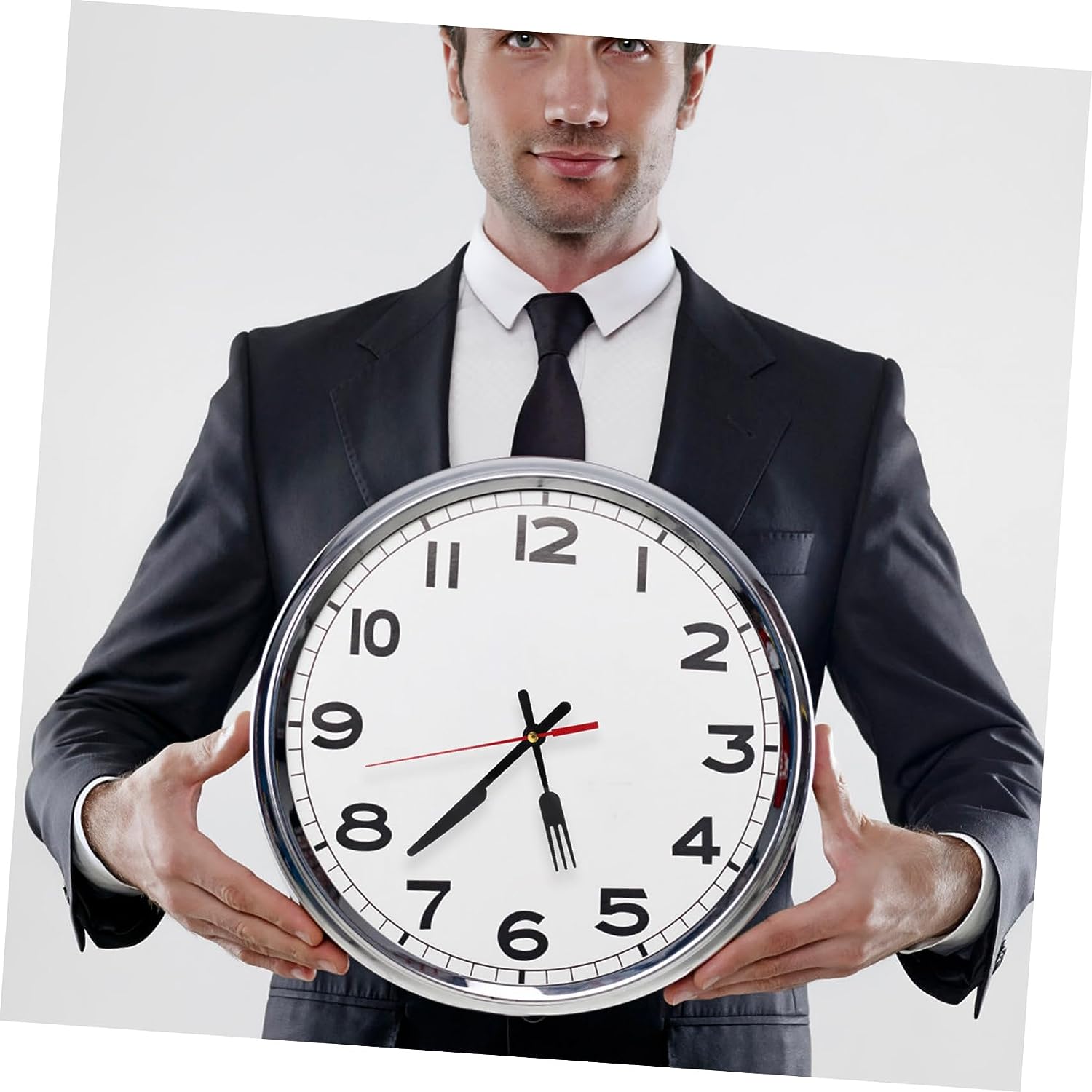 Mecanismo movimiento reloj cuarzo silencioso tipo 15  Negro