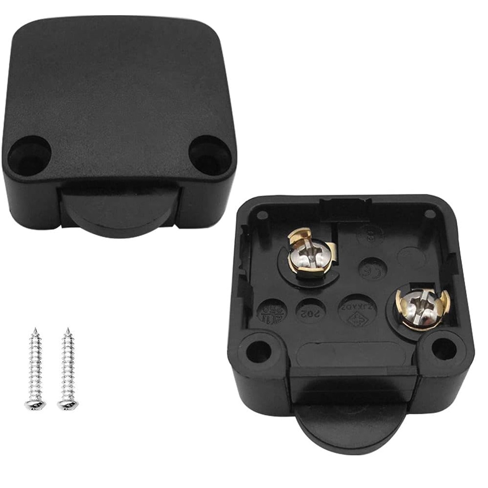 Interruptor para armarios 1A 250V  Negro