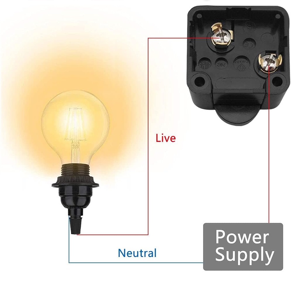 Interruptor para armarios 1A 250V  Negro