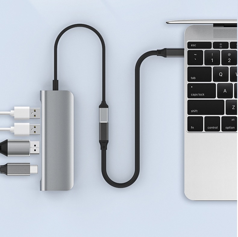 Cable extensor USB-C 2 M Negro