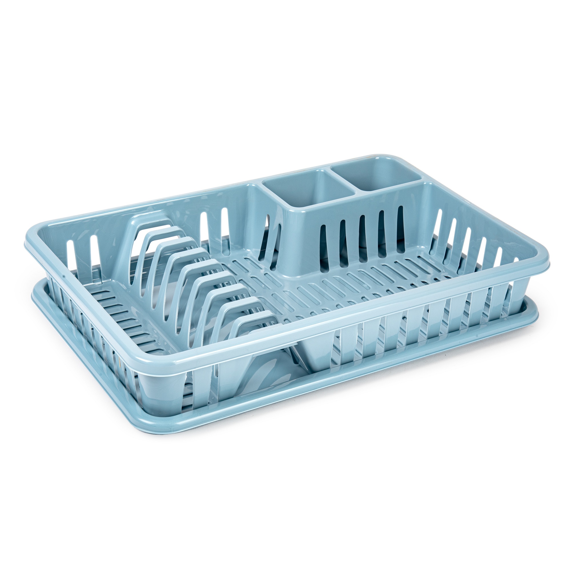 Escurreplato de plastico  Azul claro