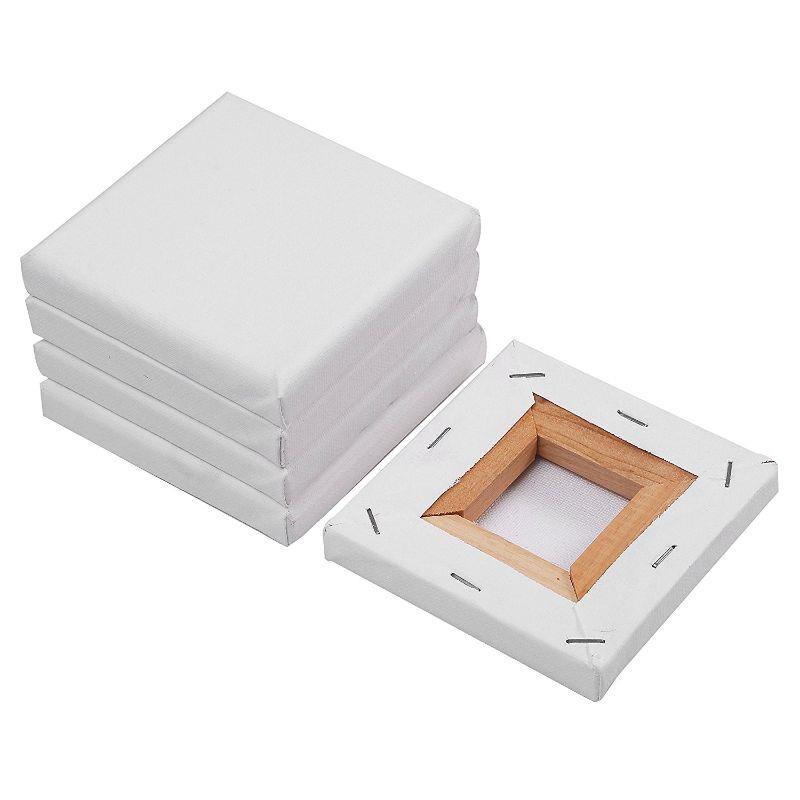 Lienzos para pintura acrilica y oleo 280grs 10x10 cm Blanco