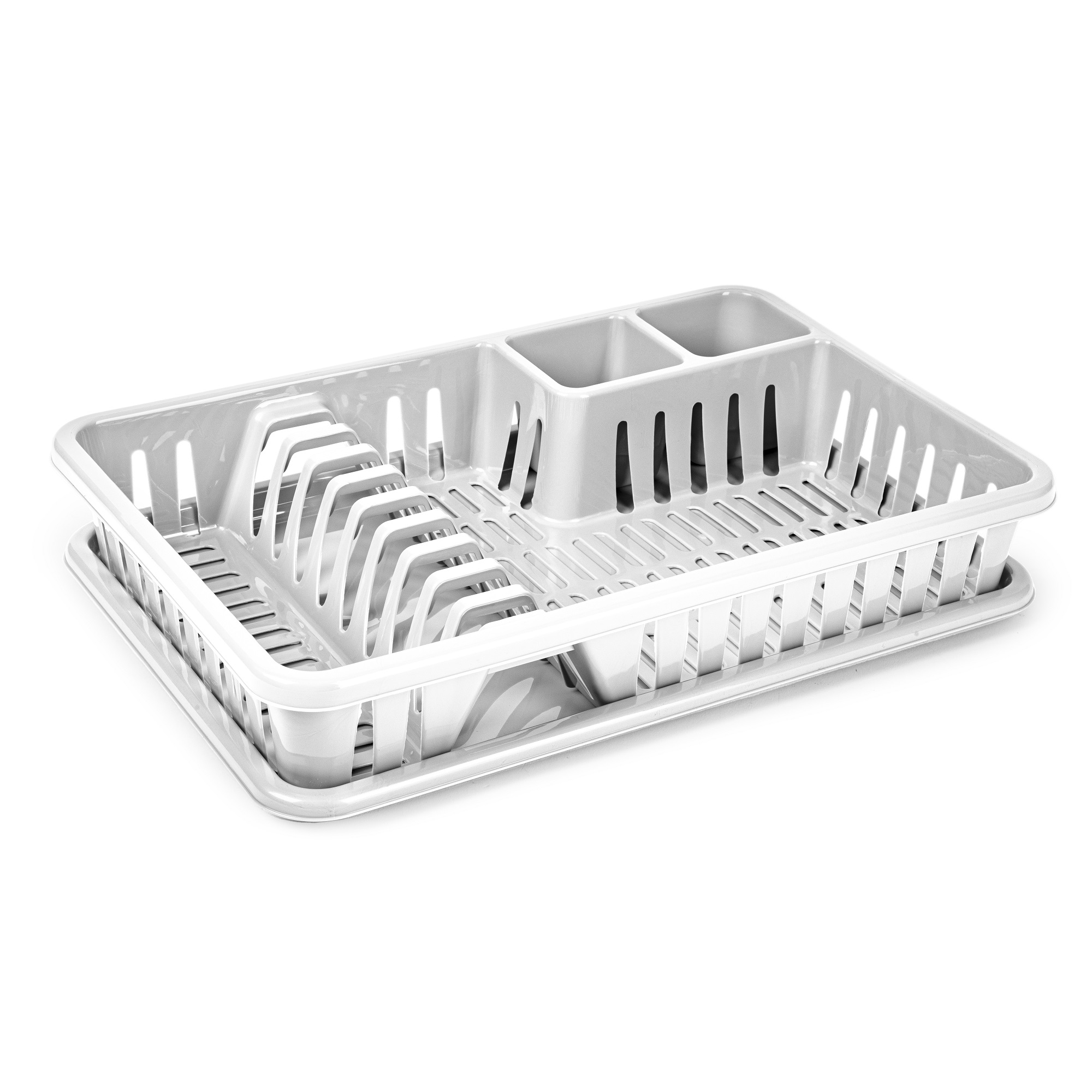 Escurreplato de plastico crudo  Blanco