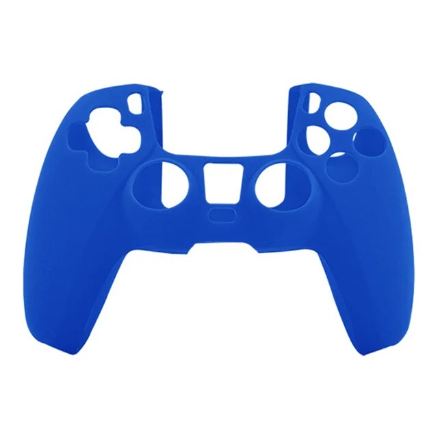 Funda carcasa protector silicona para mando PS5  Azul