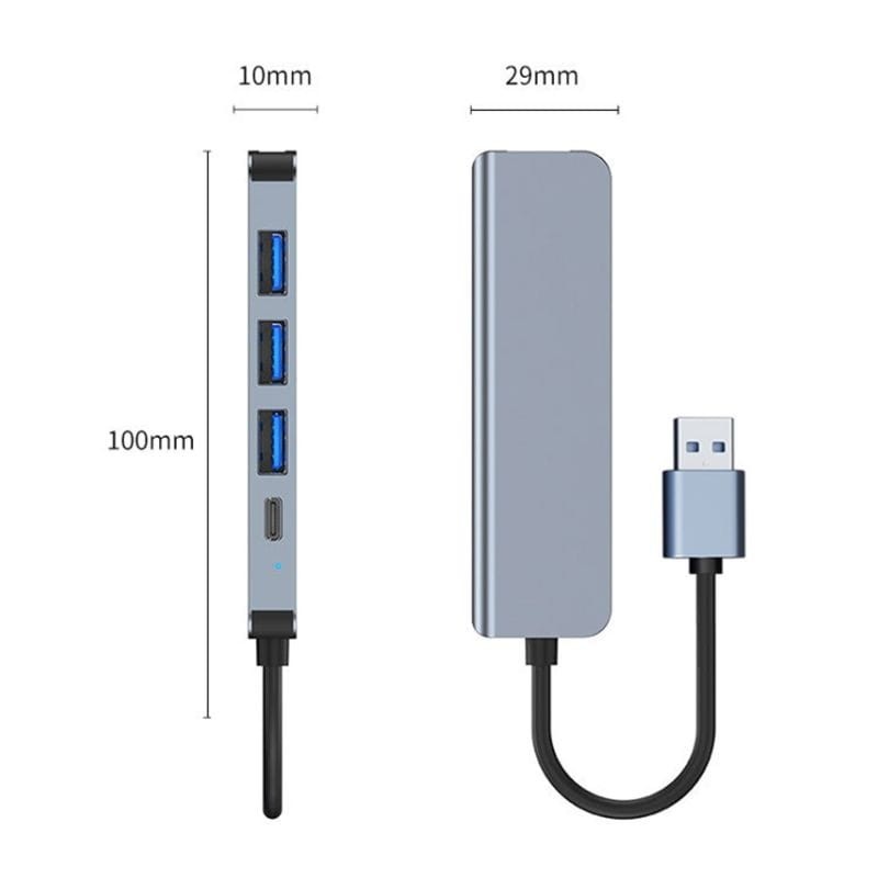 Hub USB 3.0 con 5 puertos 5V 2A