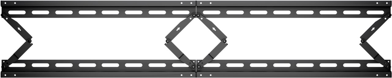 Soporte De Pared Para TV De 43 A 100 Pulgadas Fijo Extraplano  Negro