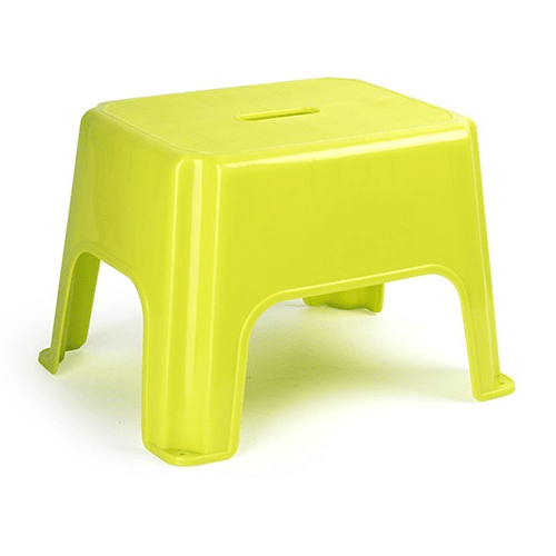 Taburete de plastico bajo  Verde