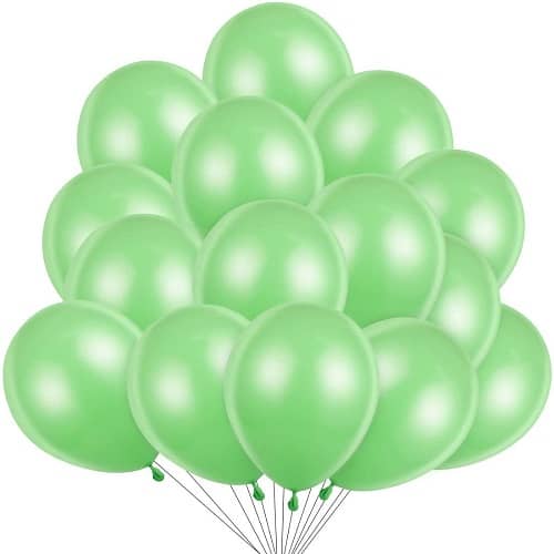 Globo de latex (10 uds) 30 cm Verde