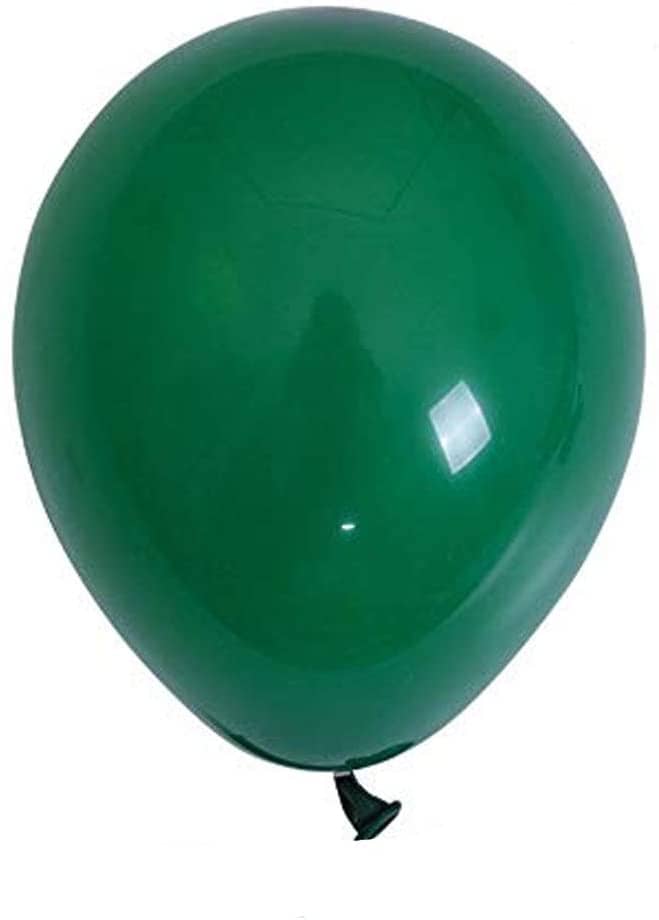 Globo de latex (10 uds) 30 cm Verde oscuro