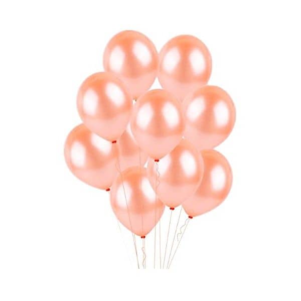 Globo de latex (10 uds) 30 cm Rosa claro