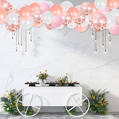 Globo de latex (10 uds) 30 cm Rosa claro