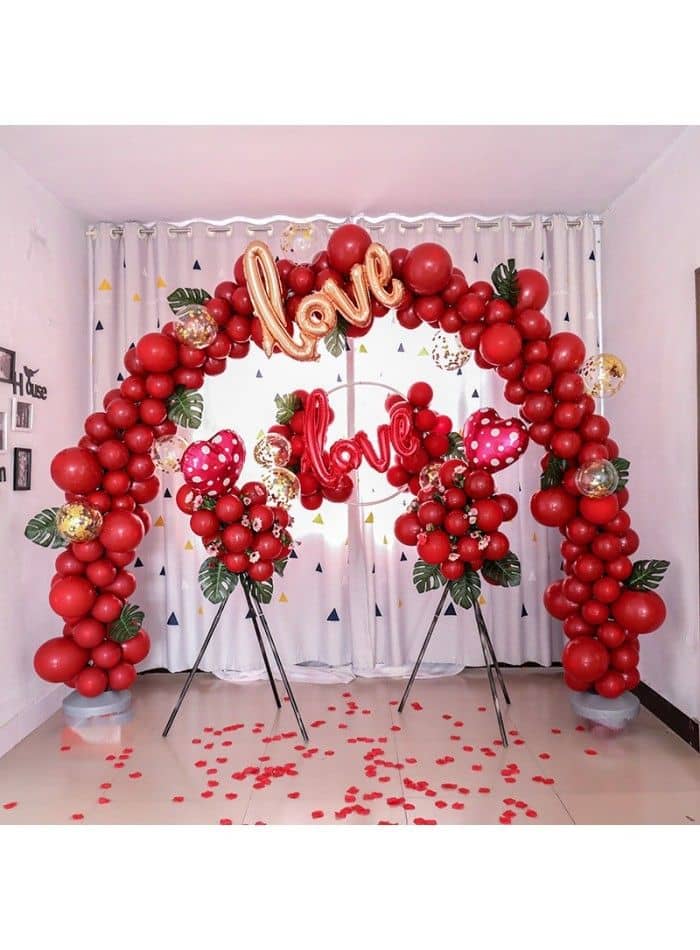 Globo de latex (10 uds) 30 cm Rojo