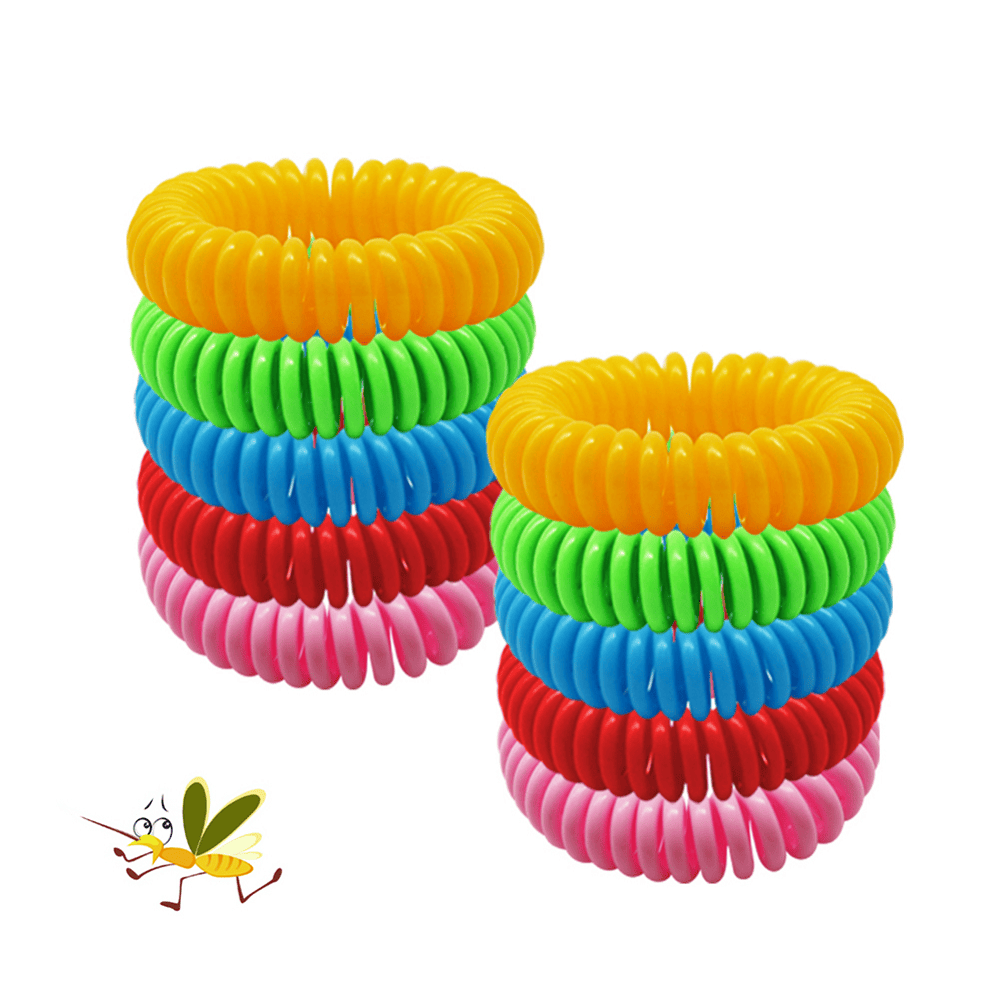 Pulseras Repelentes de Mosquitos (10 uds)  Multicolor