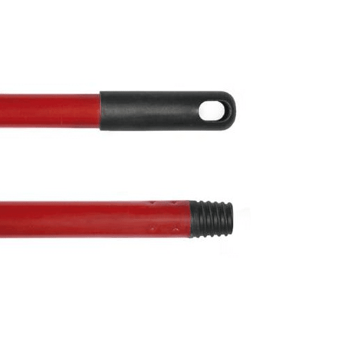 Palo universal metalico cepillo barrer fregona 120 cm Rojo