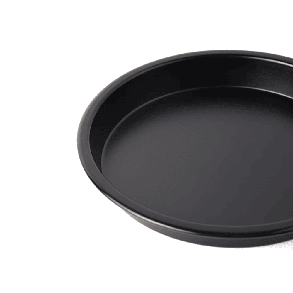 Bandeja Pizza Horno Redonda Antiadherente 35 cm Negro