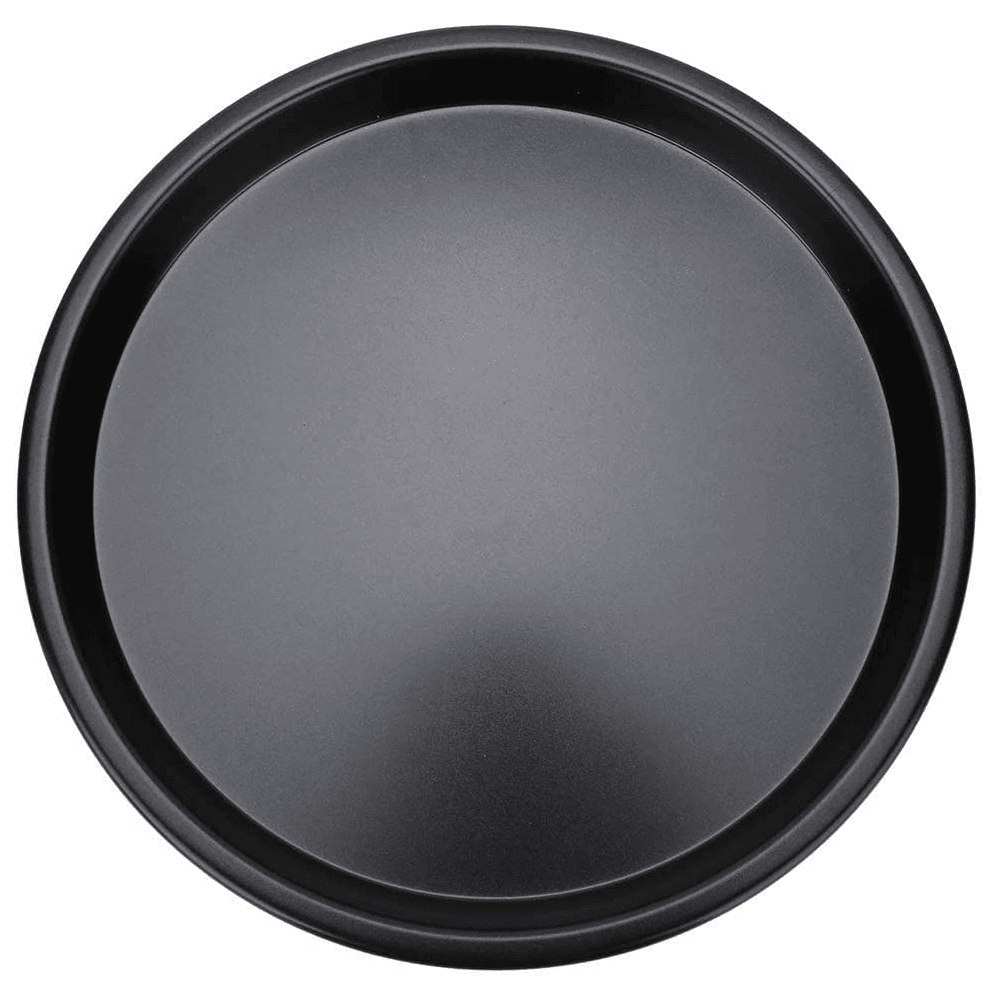 Bandeja Pizza Horno Redonda Antiadherente 35 cm Negro