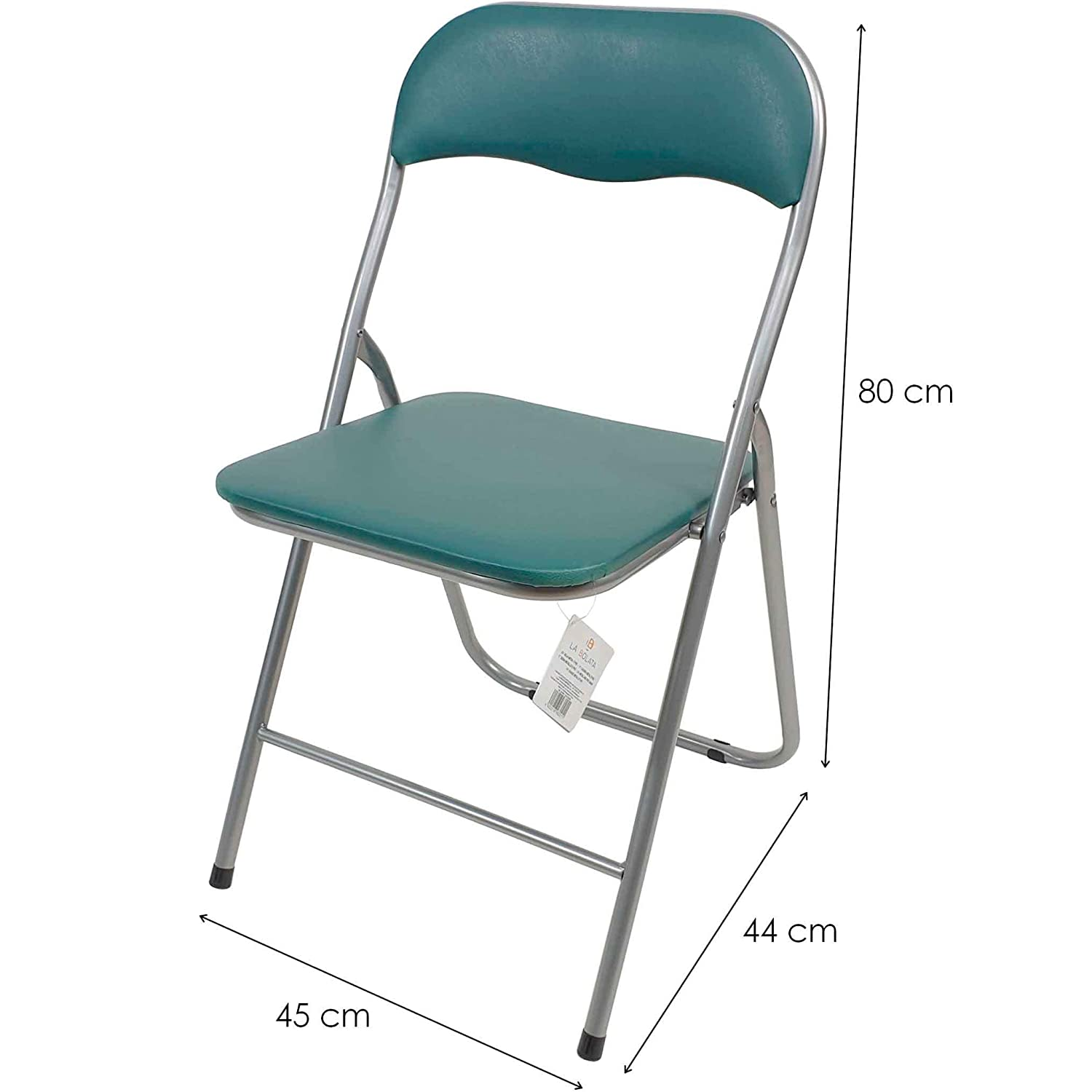Silla plegable metalica  Verde