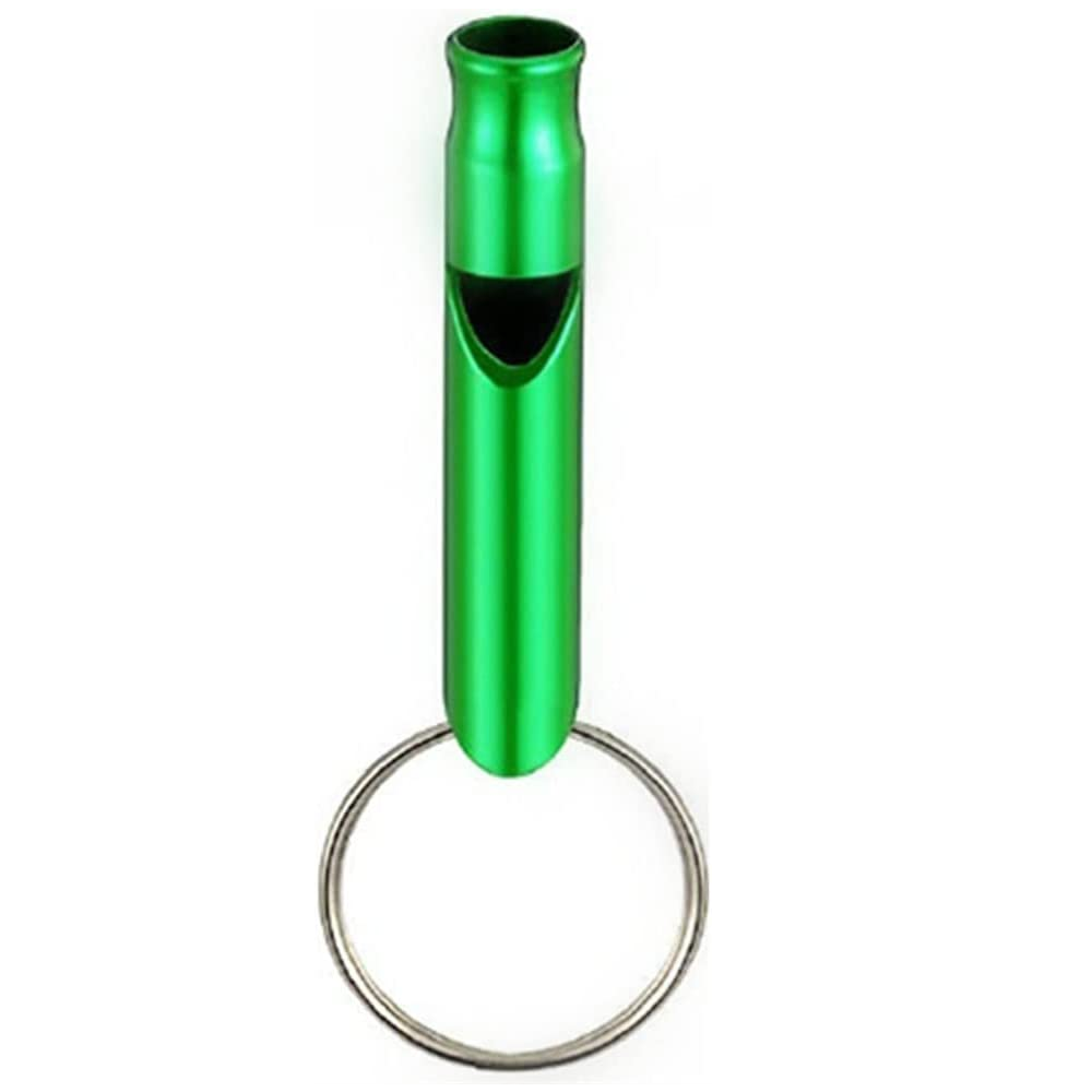 Silbato de supervivencia emergencia para llavero  Verde