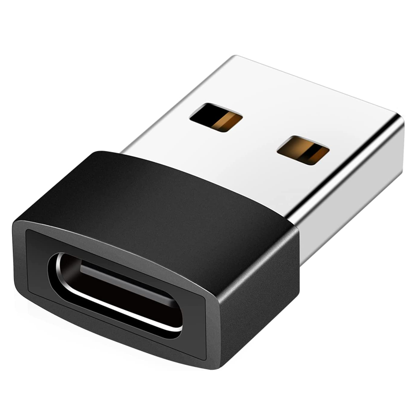 Adaptador USB C Hembra a USB Macho  Negro