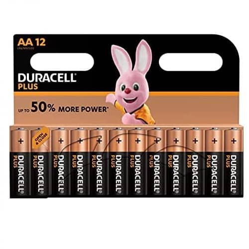 Pila duracell MN1500 LR6-AA 1.5 v pack 12 pilas