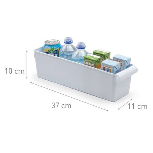 Organizador para frigorifico de plastico  Blanco