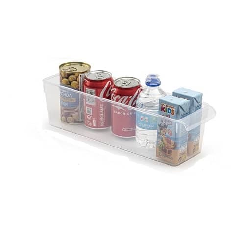 Organizador para frigorifico de plastico  Transparente