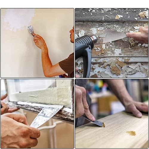 Espatula flexible de pintor con mango de madera 75 mm