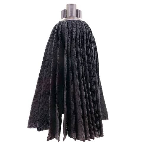 Fregona Ecologica Micro Fibra Tiras Planas  Negro
