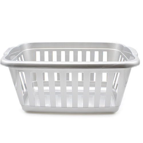 Cesta ropa rectangular plastico  Gris