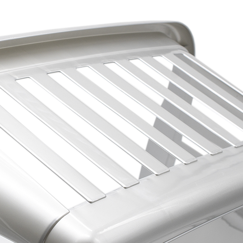 Cesta ropa rectangular plastico  Gris