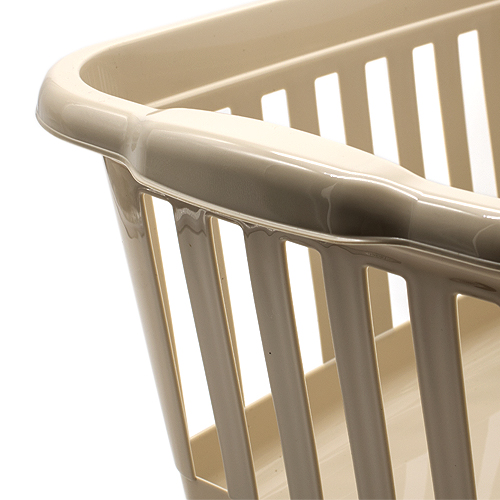 Cesta ropa rectangular plastico  Beige