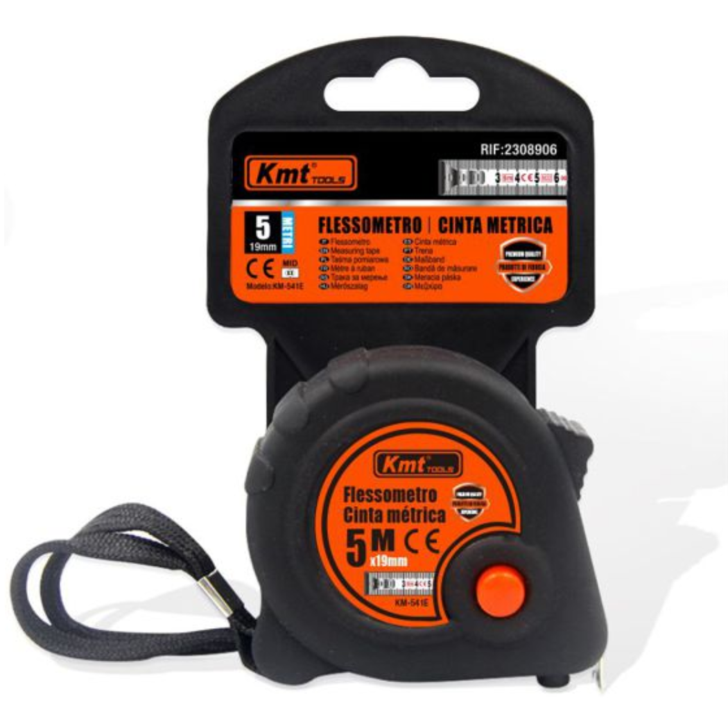 Cinta metrica de metal 19 mm 5 M
