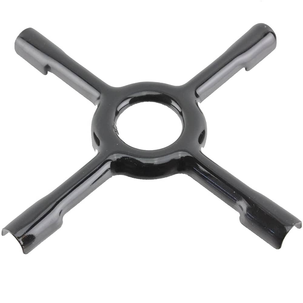 Soporte para hornillo de gas universal ceramica 13 cm Negro