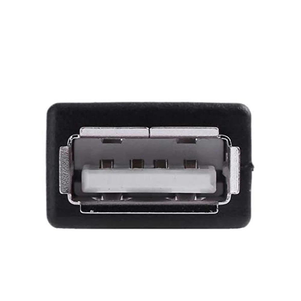 Adaptador USB 2.0 hembra a USB Macho Tipo A  Negro