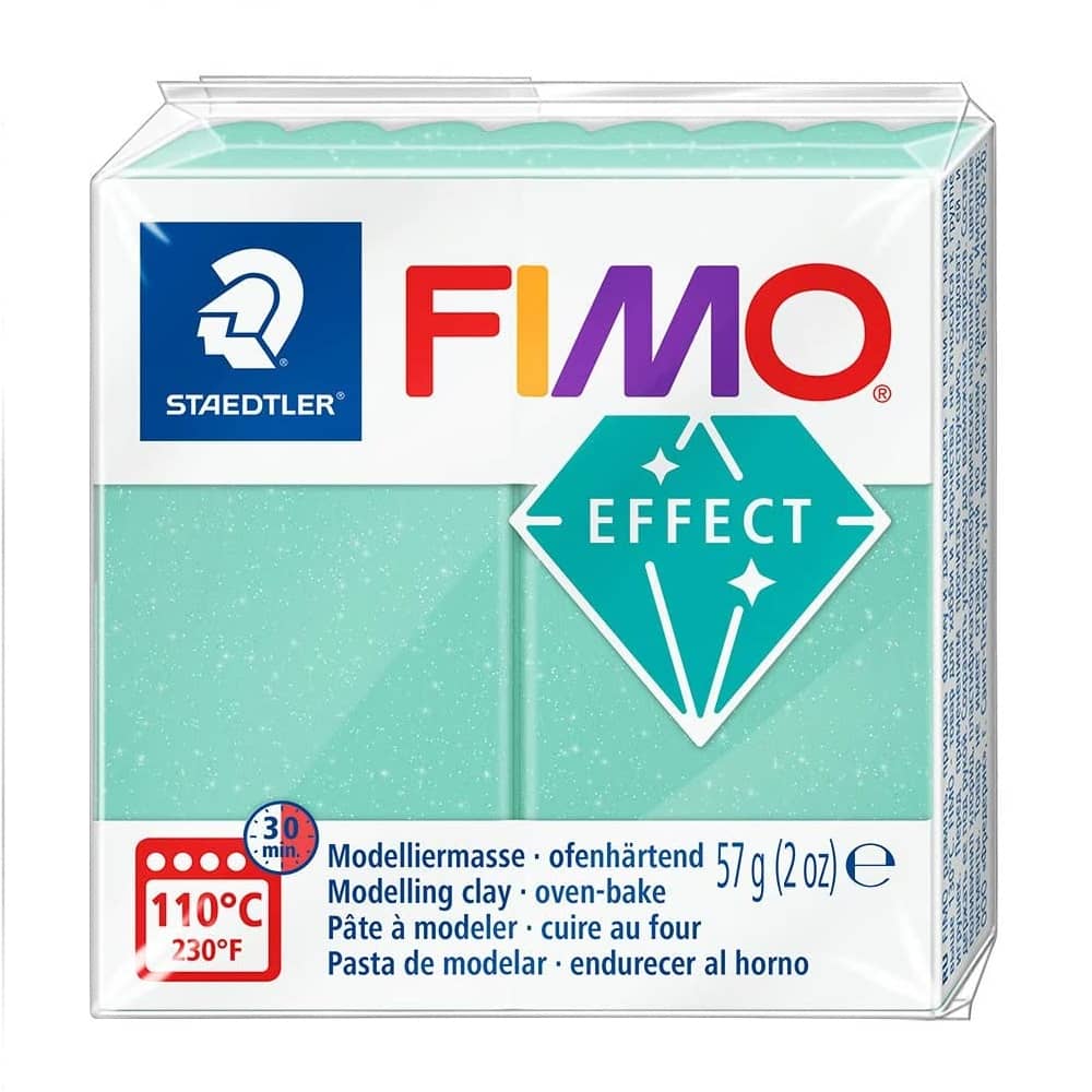 Pasta de modelar arcilla polimerica fimo 57 gr verde jade